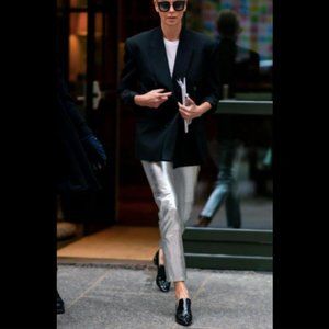 Stuart Weitzman Sawyer Block Heel Loafers - Black